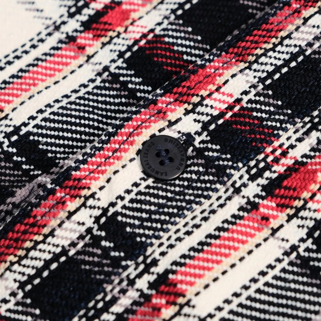 OD SJ "Koten" Heavyweight Rope Dyed Indigo Flannel Shirt