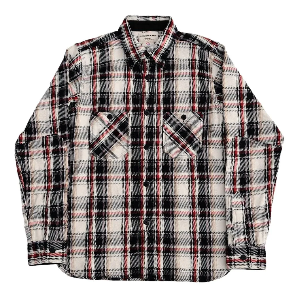 OD SJ "Koten" Heavyweight Rope Dyed Indigo Flannel Shirt