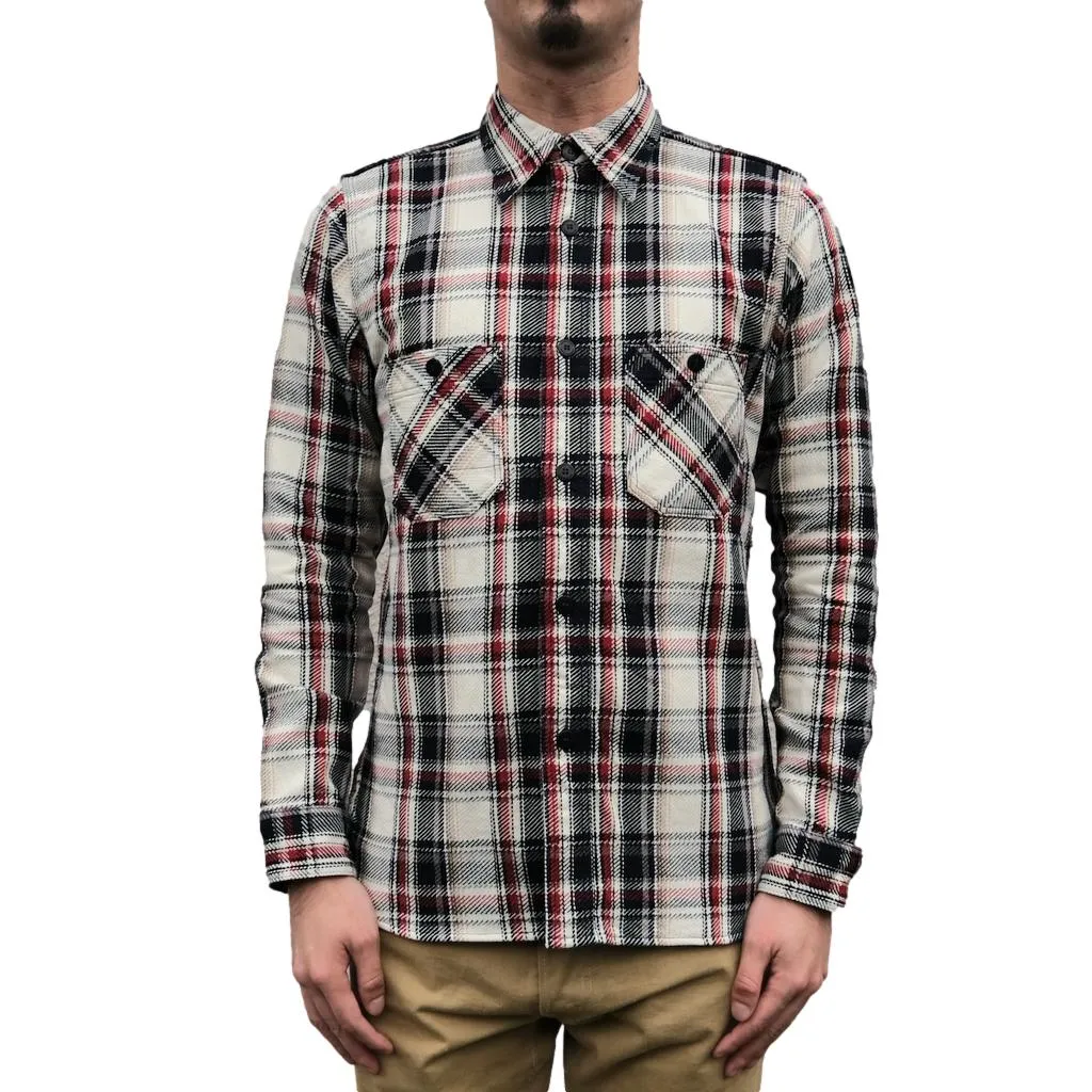 OD SJ "Koten" Heavyweight Rope Dyed Indigo Flannel Shirt