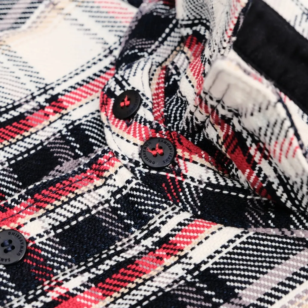 OD SJ "Koten" Heavyweight Rope Dyed Indigo Flannel Shirt