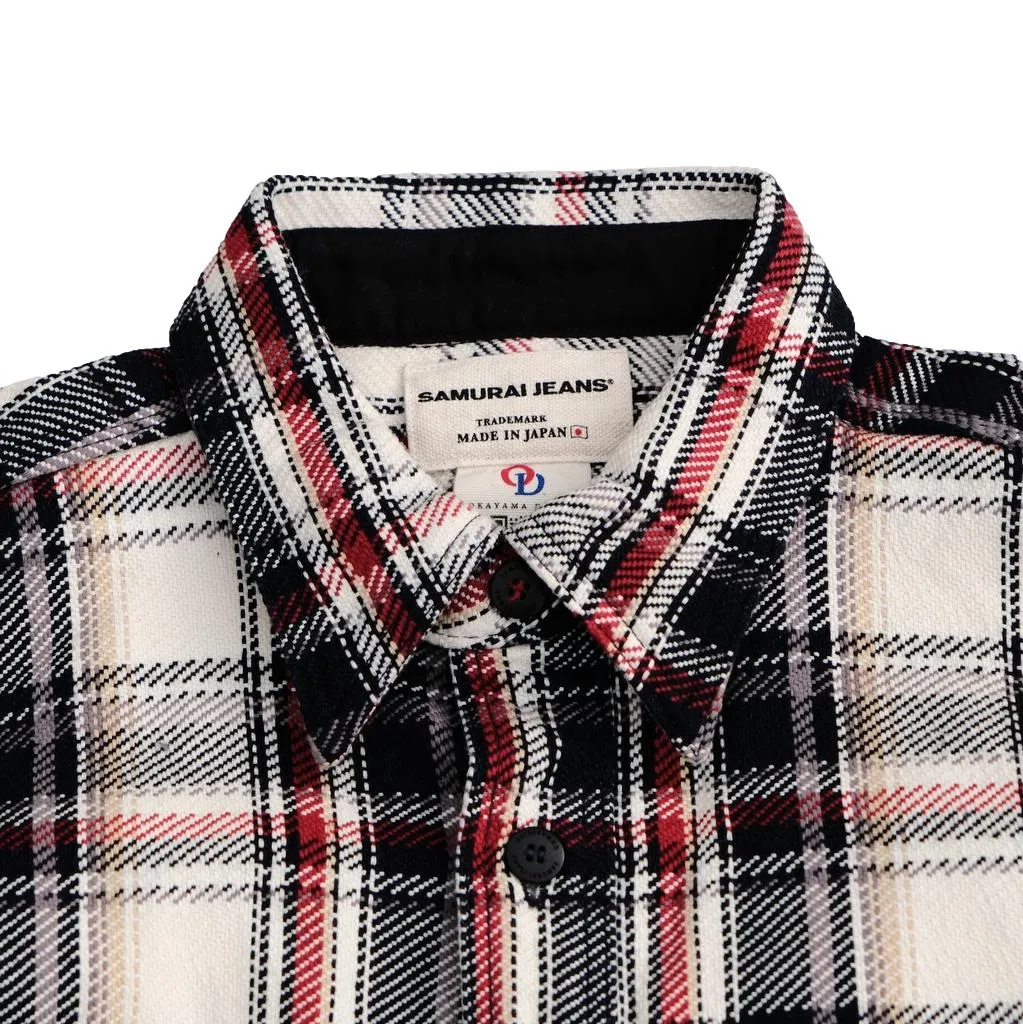 OD SJ "Koten" Heavyweight Rope Dyed Indigo Flannel Shirt