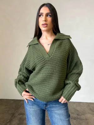 Olivia Sweater (Olive)