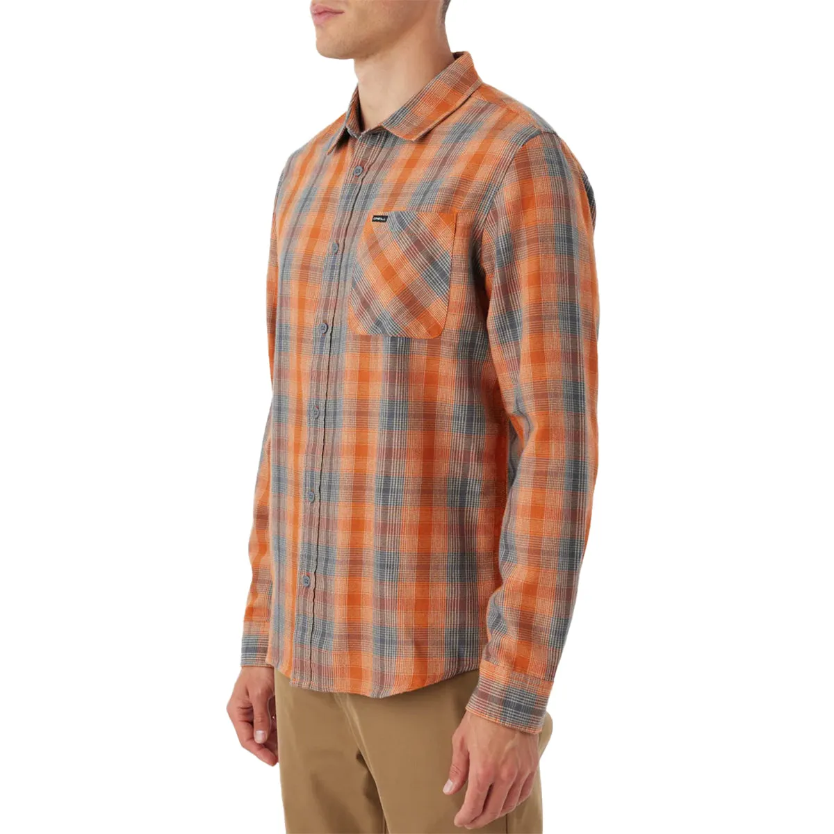 O'Neill Prospect Long Sleeve Button-Up Flannel Shirt