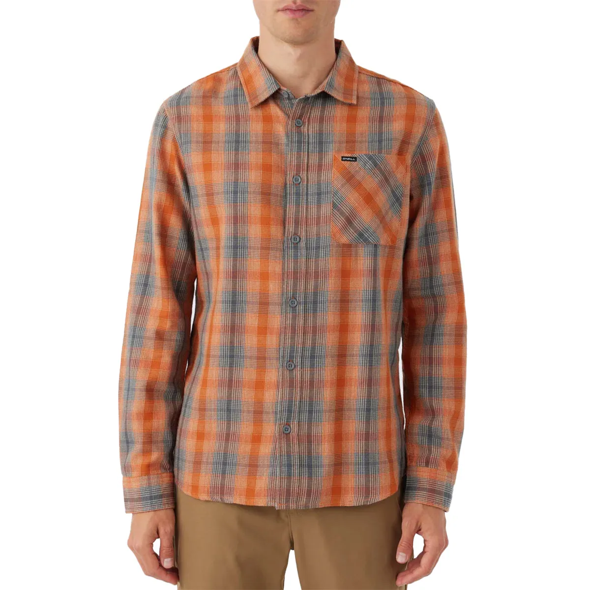 O'Neill Prospect Long Sleeve Button-Up Flannel Shirt
