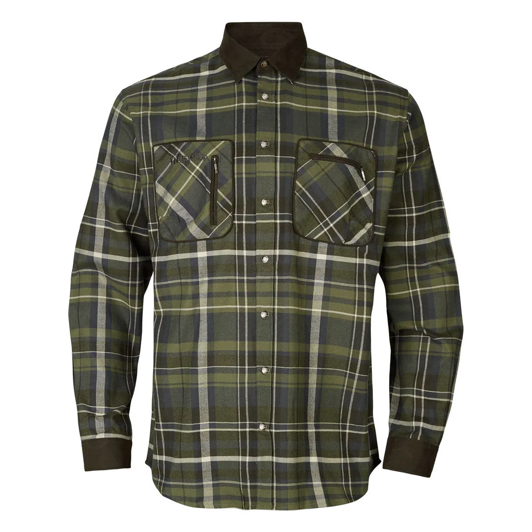 Pajala Shirt - Olive Check by Harkila