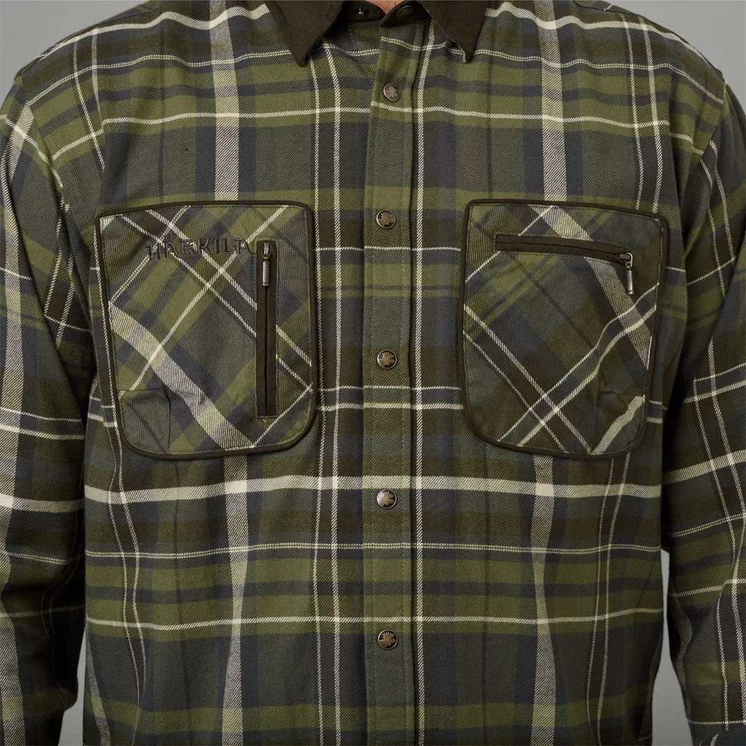 Pajala Shirt - Olive Check by Harkila