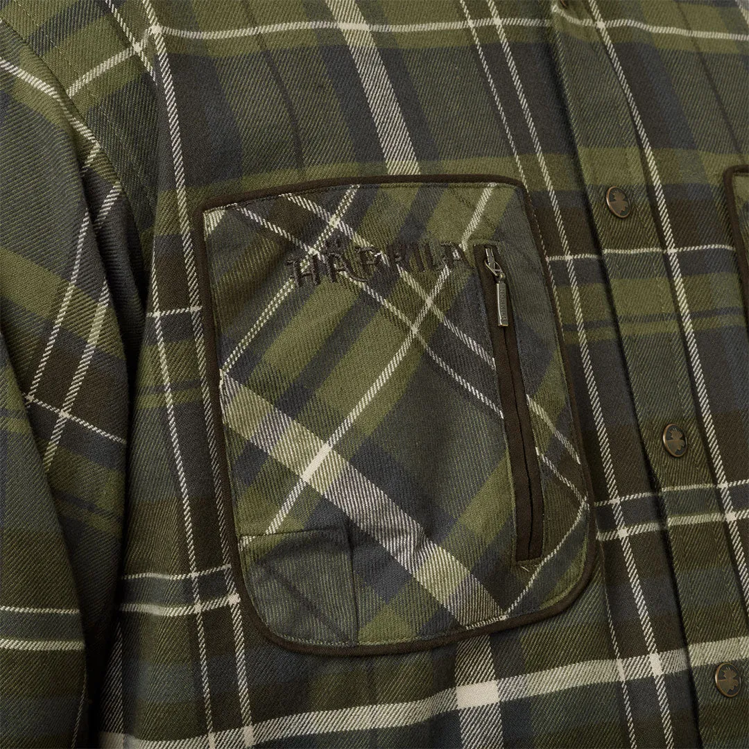 Pajala Shirt - Olive Check by Harkila