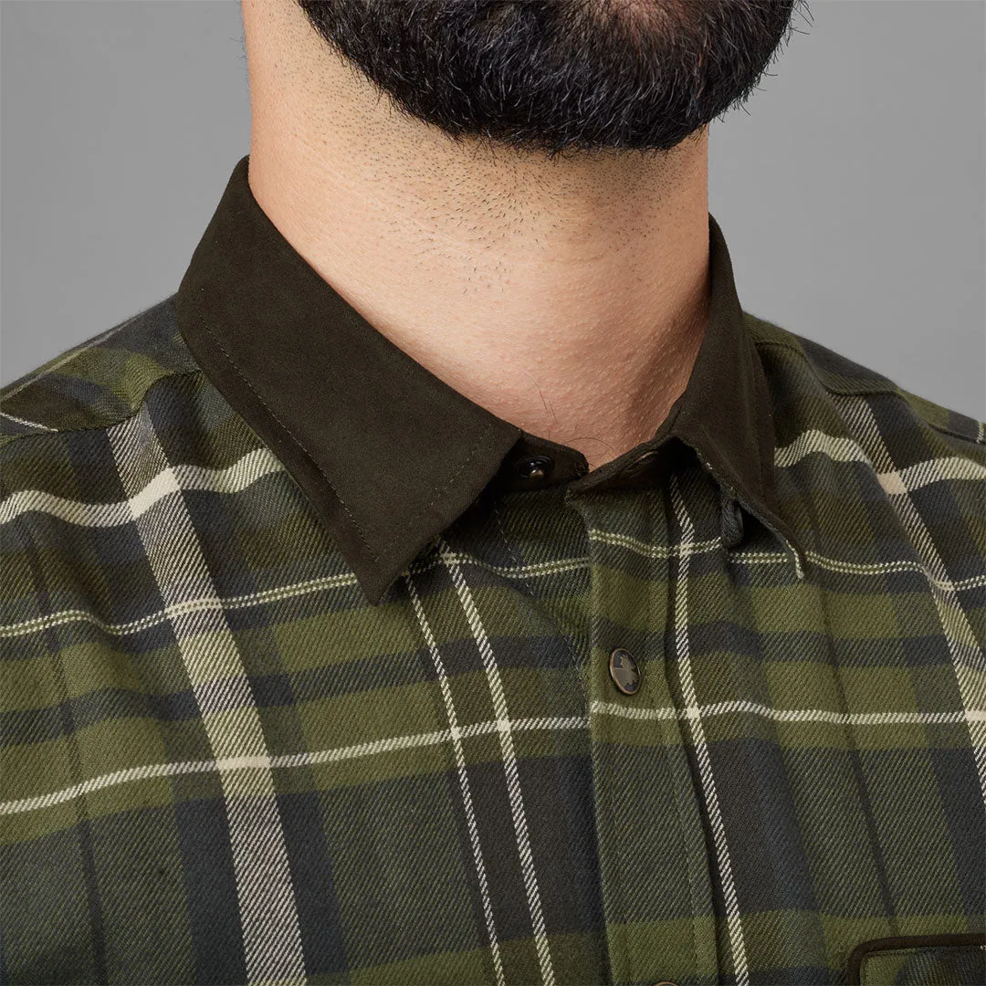 Pajala Shirt - Olive Check by Harkila