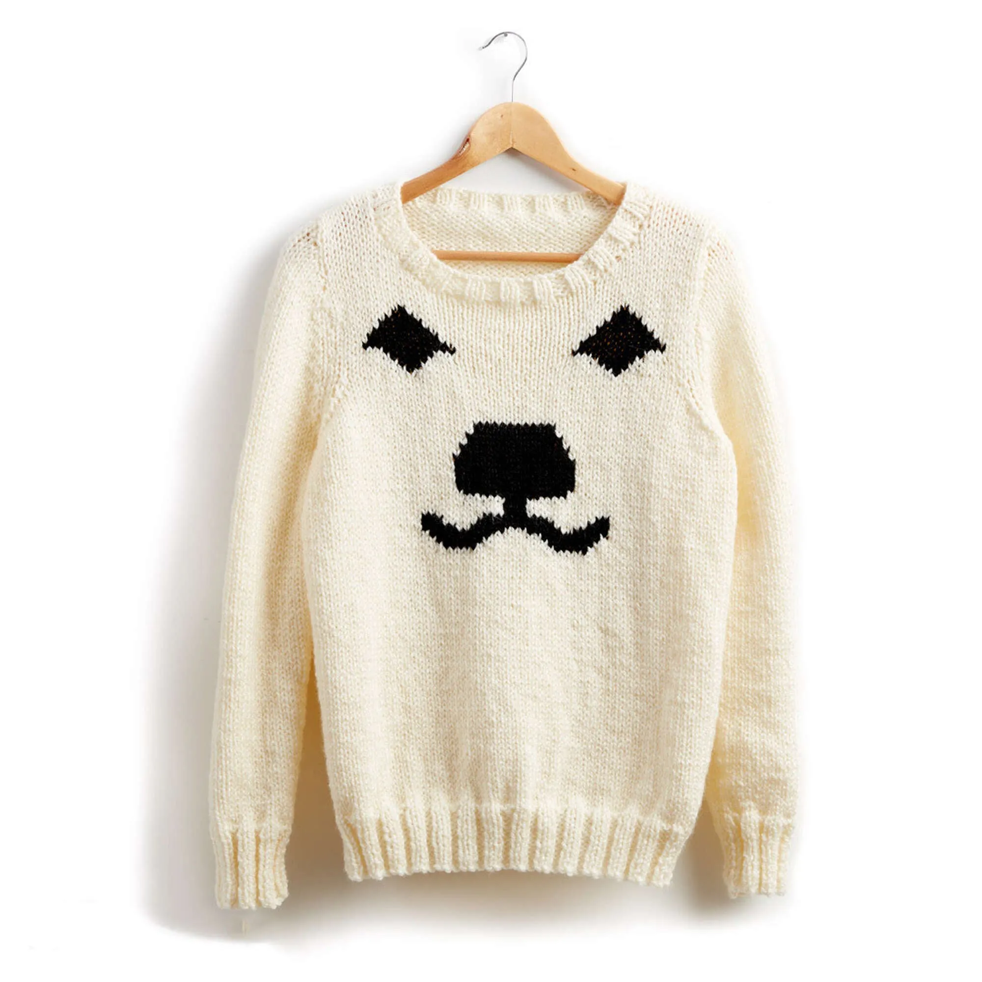 Patons Polar Bear Knit Holiday Sweater