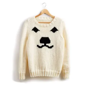 Patons Polar Bear Knit Holiday Sweater
