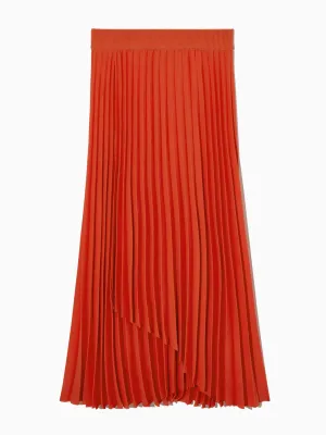 Pleated maxi skirt