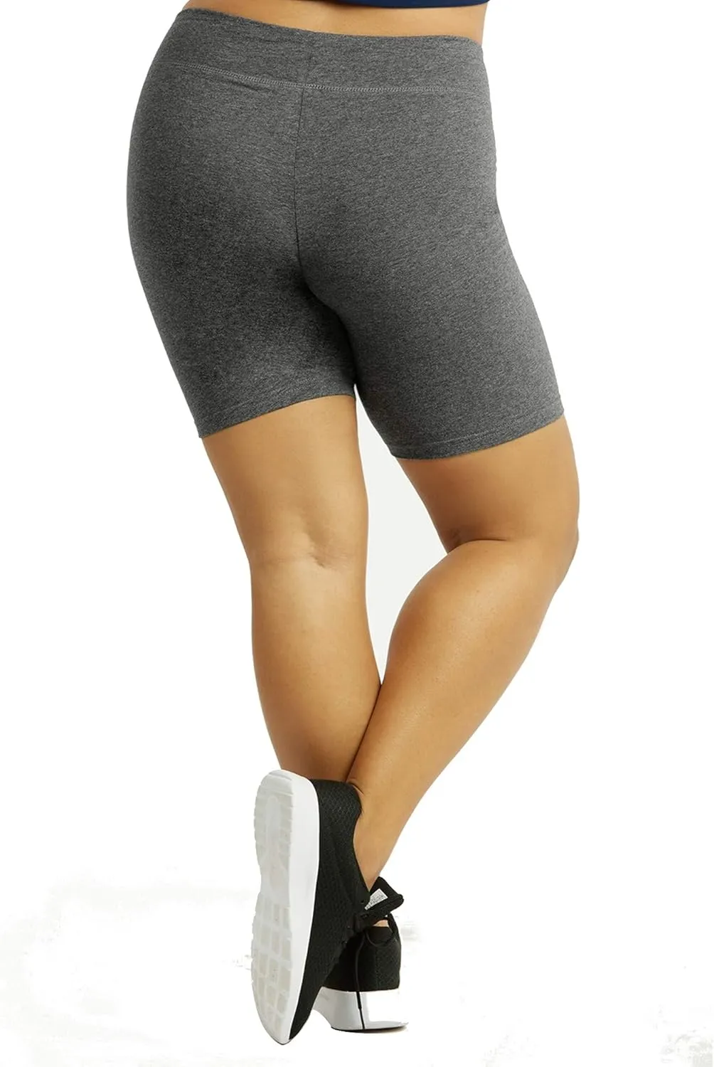 Popular Bike Shorts Women Plus Size - Soft Cotton Biker Shorts. Great Gym, Workout, Running, Yoga Shorts or Any Activity