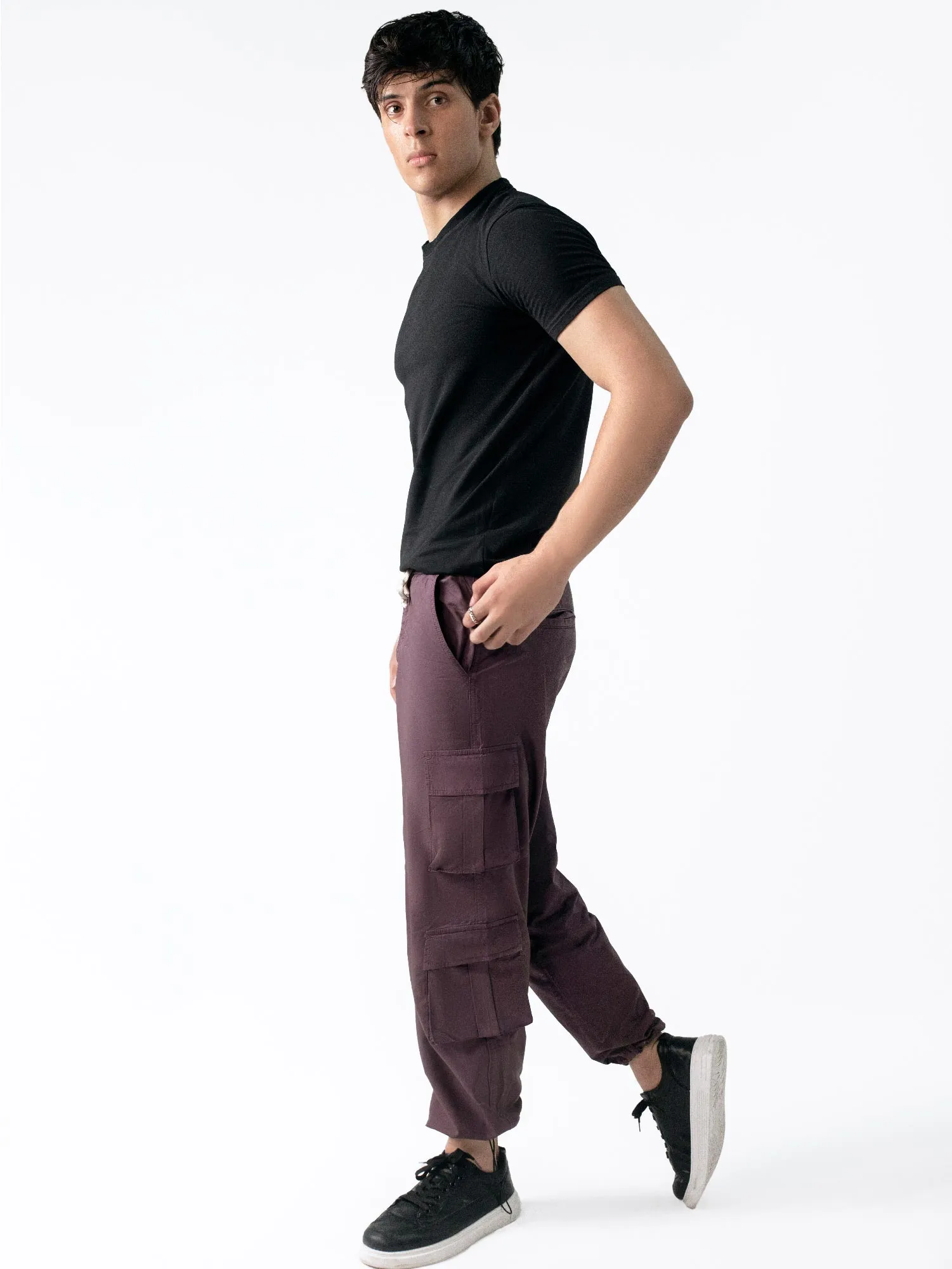 Purple Cargo Pants