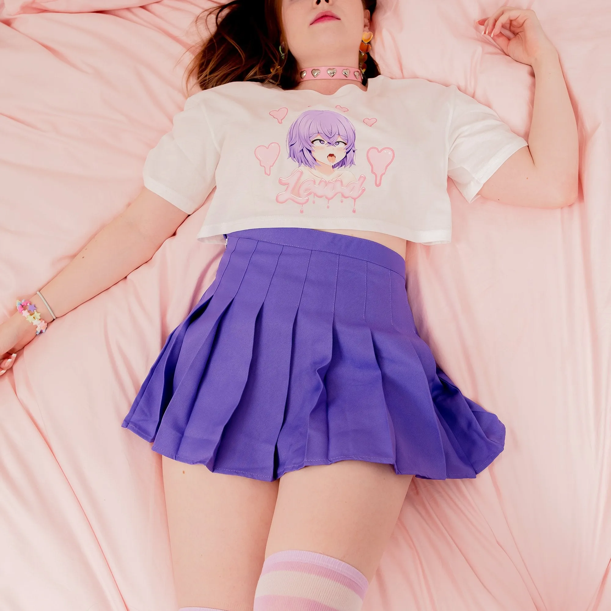 Purple Mini Skirt
