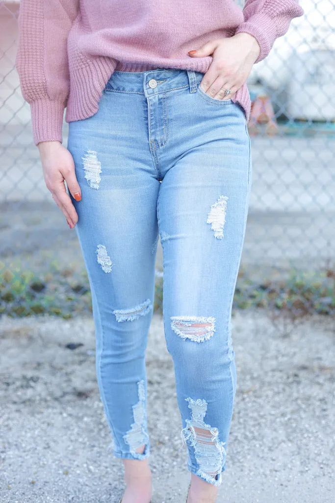 "Urban Chic" Distressed Jeans