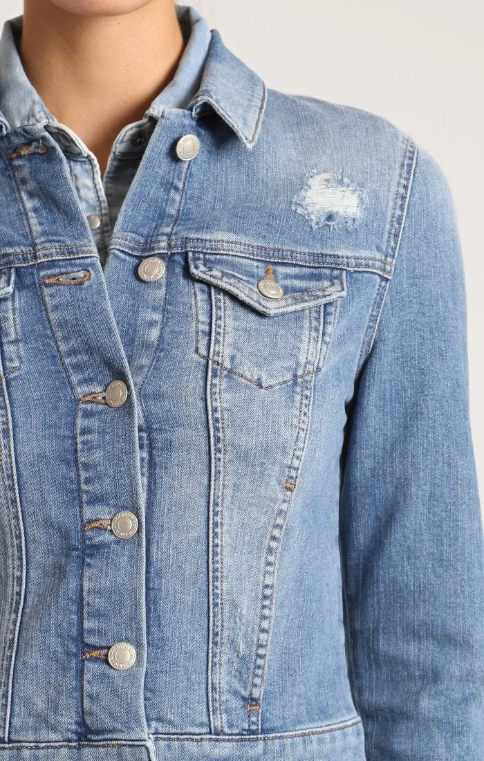 SAMANTHA JACKET IN LT INDIGO VINTAGE