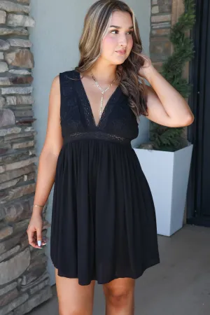 Second Chances Dress in Black