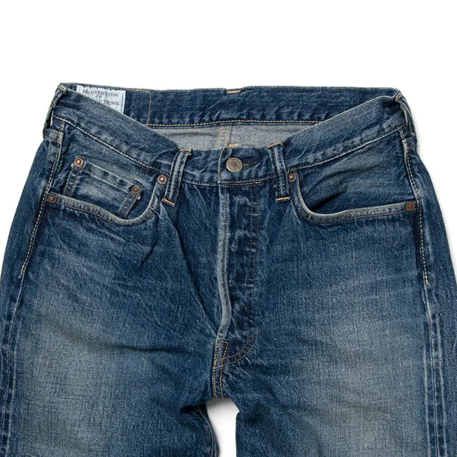 Studio D'Artisan "1950s" Distressed Selvedge Jeans (Regular Straight)