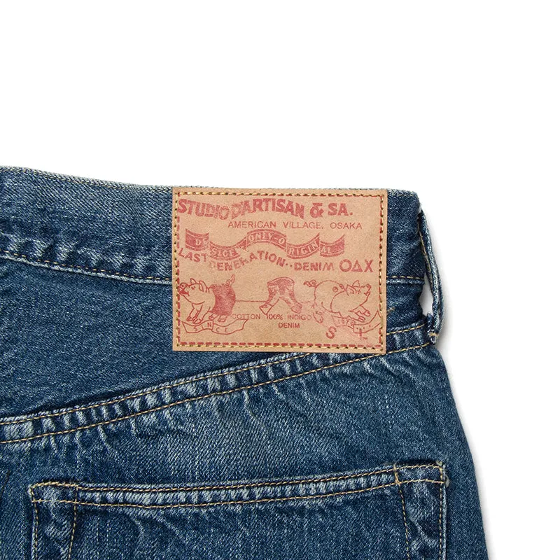 Studio D'Artisan "1950s" Distressed Selvedge Jeans (Regular Straight)