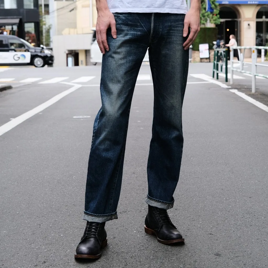 Studio D'Artisan "1950s" Distressed Selvedge Jeans (Regular Straight)