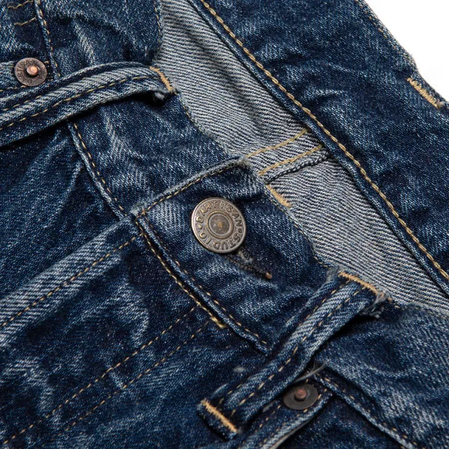 Studio D'Artisan "1950s" Distressed Selvedge Jeans (Regular Straight)