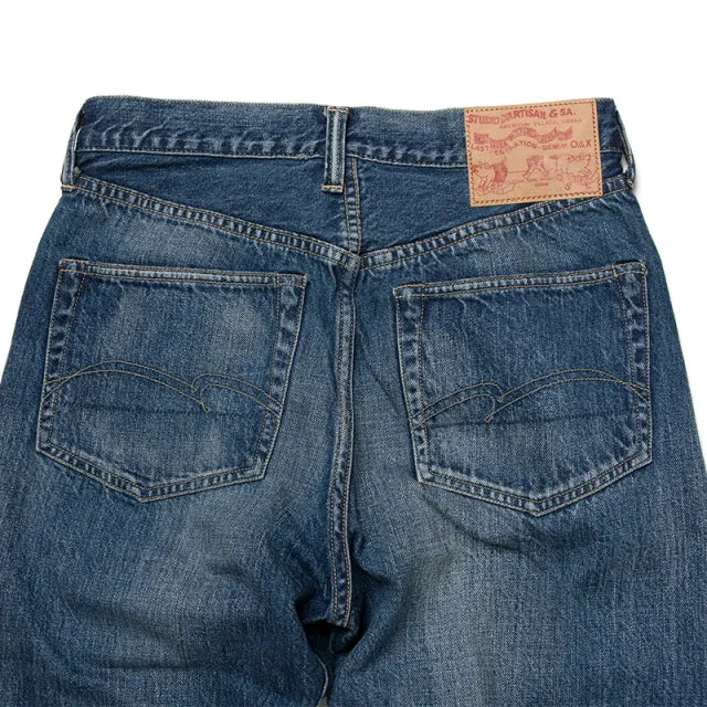 Studio D'Artisan "1950s" Distressed Selvedge Jeans (Regular Straight)