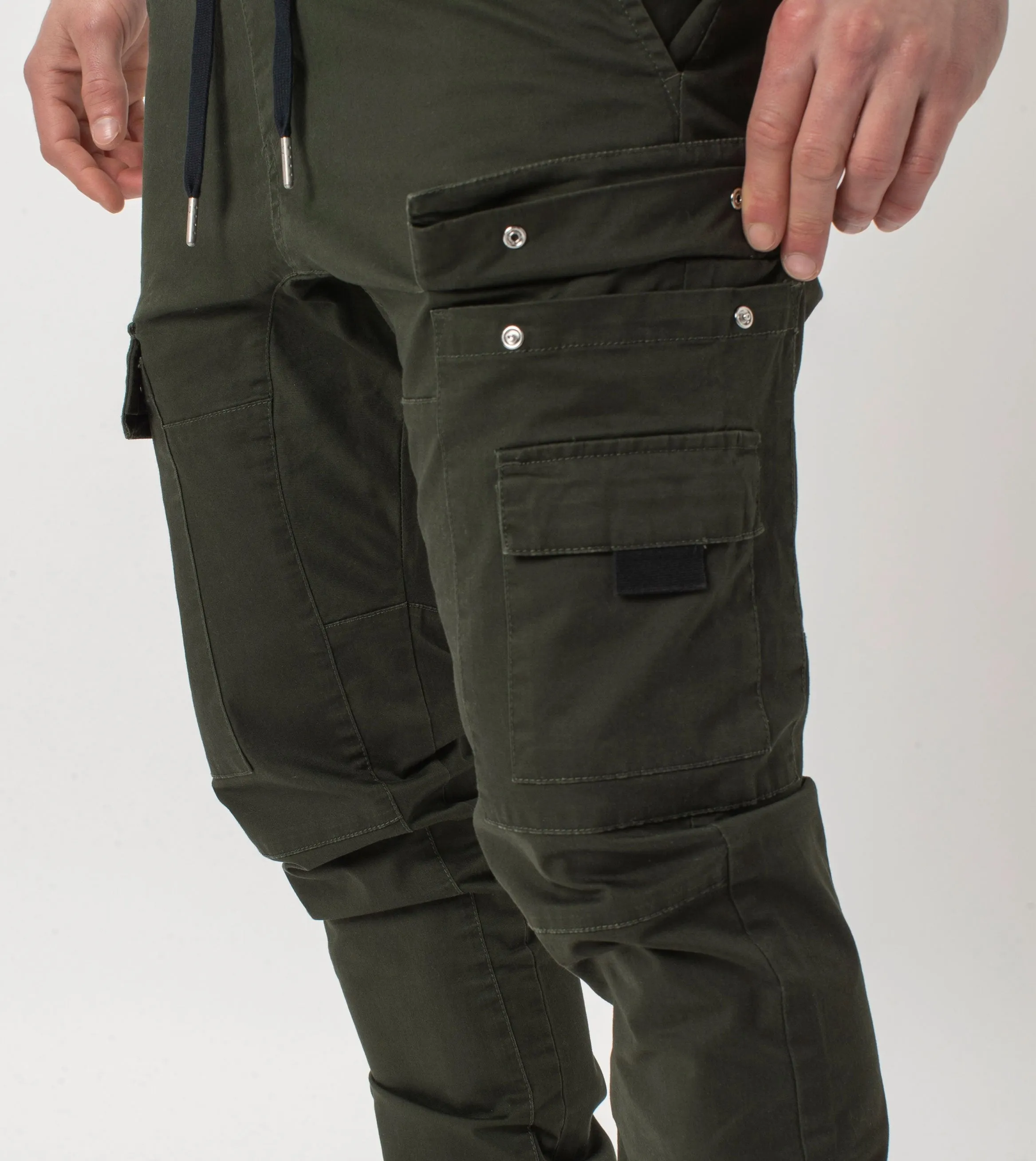 Sureshot Lightweight Cargo Jogger Dk Army