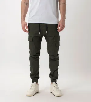 Sureshot Lightweight Cargo Jogger Dk Army