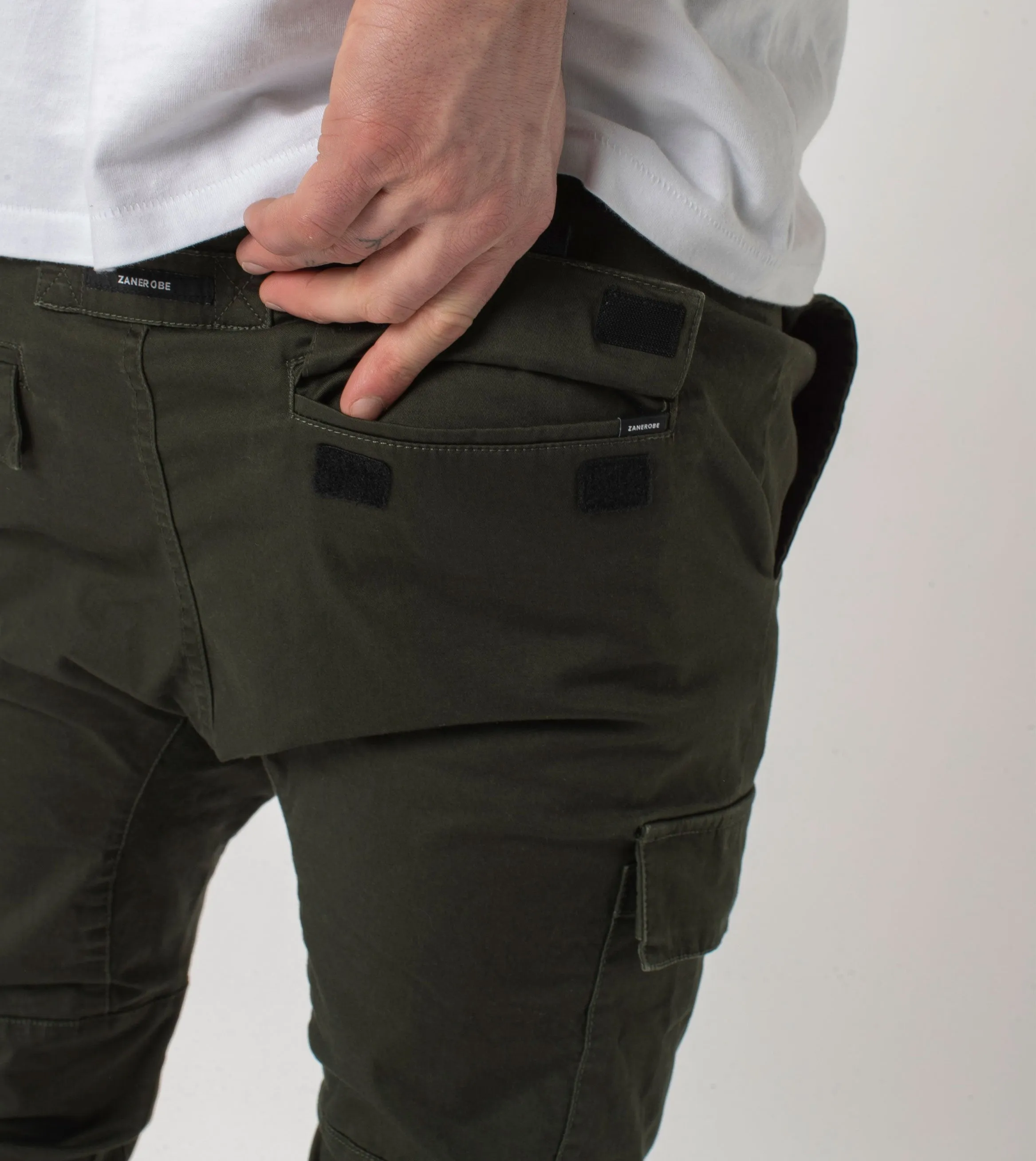Sureshot Lightweight Cargo Jogger Dk Army