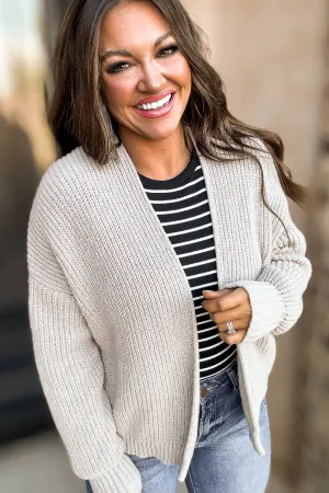 Sweater Ash Mocha Cardigan