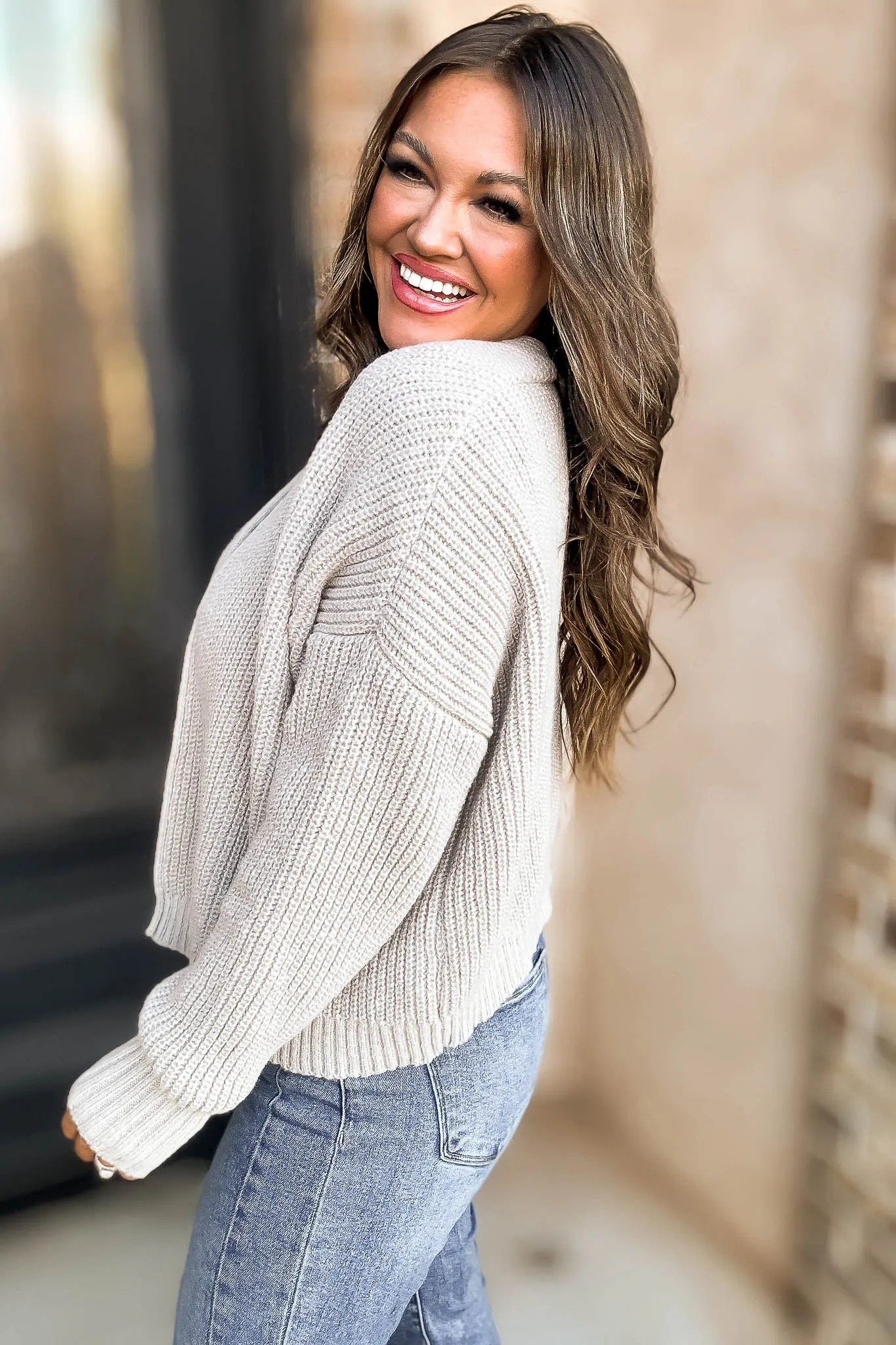 Sweater Ash Mocha Cardigan