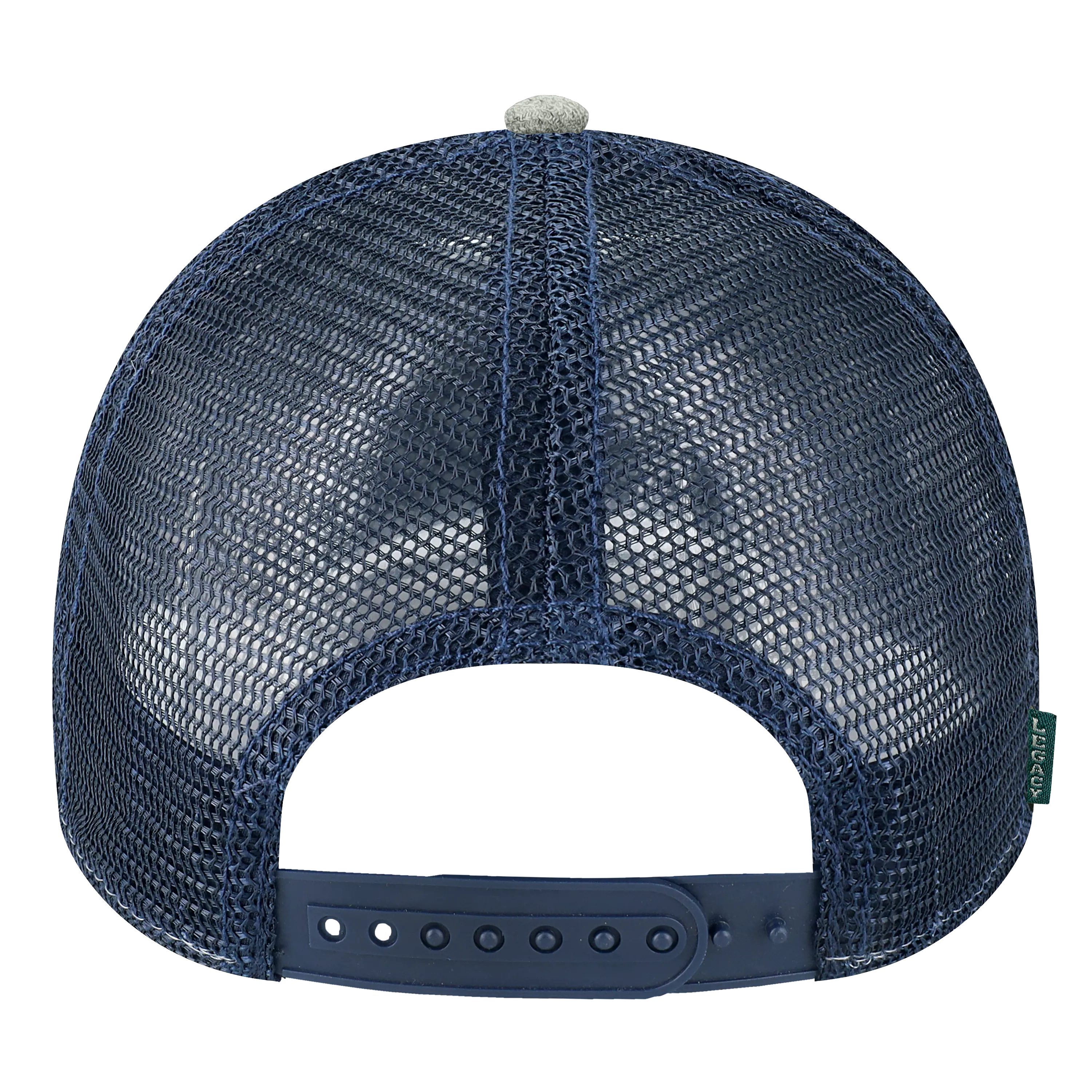 Syracuse Orange Heather Grey/Navy Lo-Pro Snapback Adjustable Trucker Hat