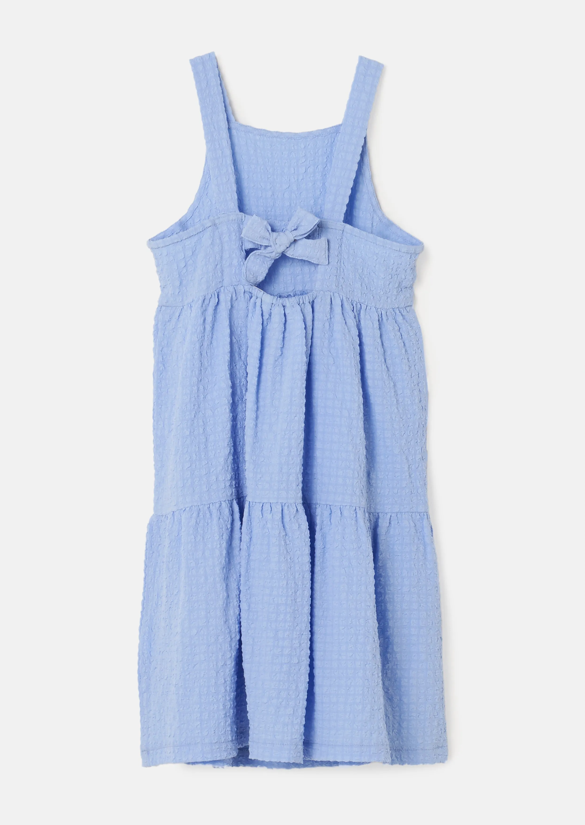 Tia Blue Crinkle Sundress
