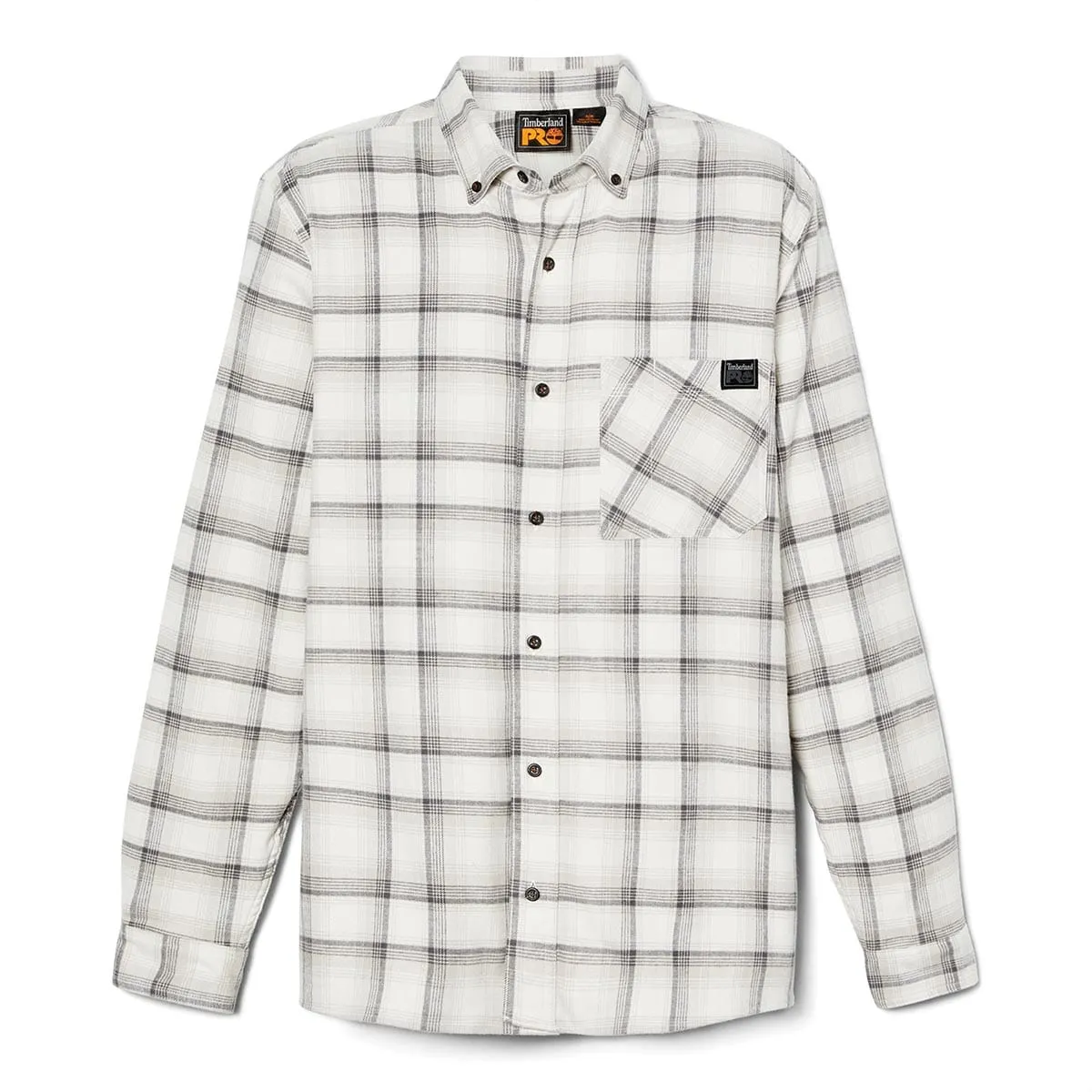 Timberland Pro Woodfort Long Sleeve Lightweight Flannel Flex Shirt