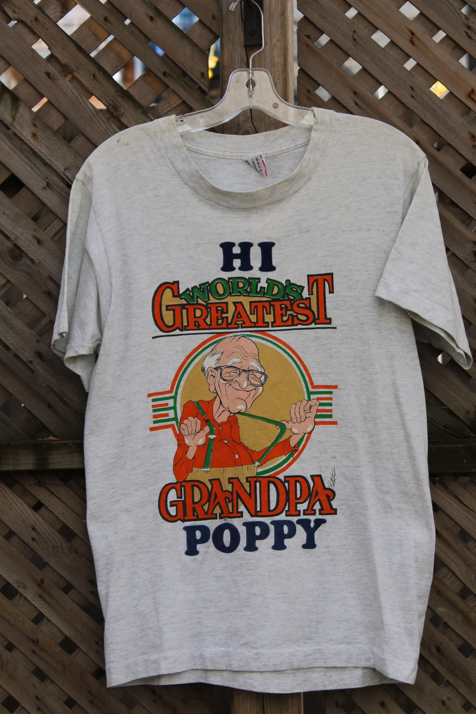 Vintage 1990s World Greatest Grandpa Graphic T Shirt