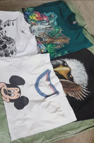 Vintage 90s single stitch t-shirt - 50 pieces of bundle