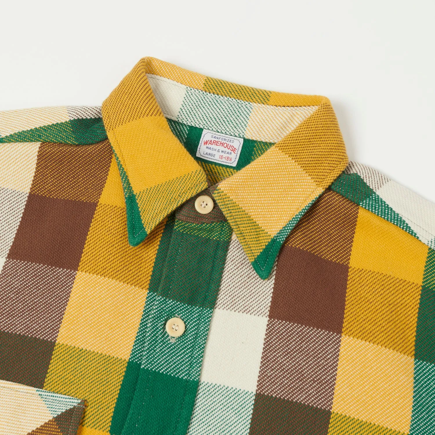 Warehouse & Co 3104 '23 'E Pattern' Flannel Shirt - Multi