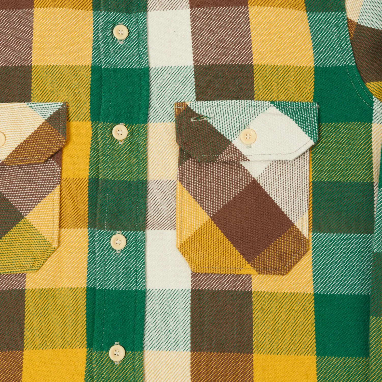 Warehouse & Co 3104 '23 'E Pattern' Flannel Shirt - Multi