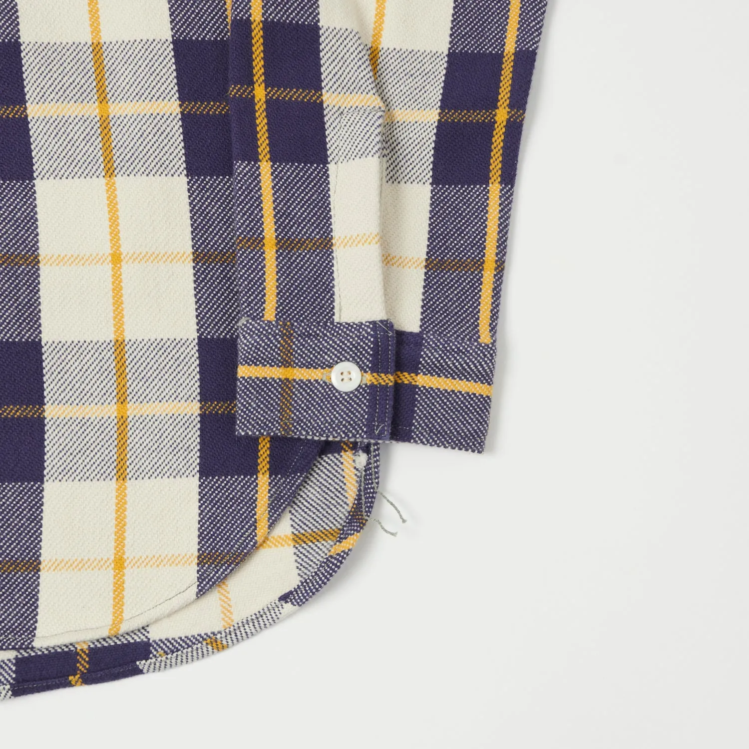 Warehouse & Co 3104 Flannel Shirt 'B Pattern' - Navy
