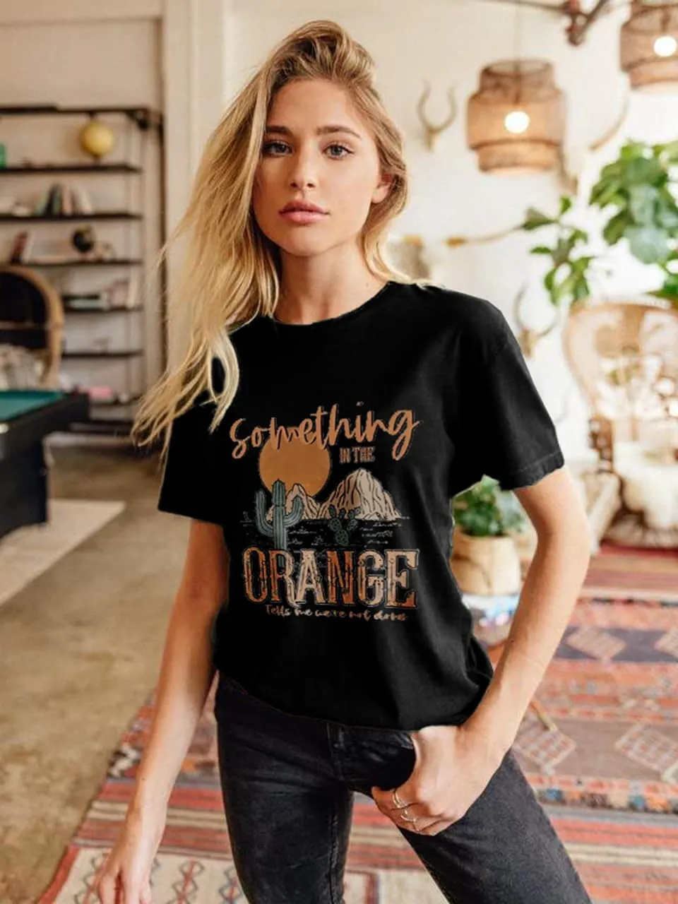 Women Rock Band T Shirt Vintage Country Music Shirt Concert Outfit Short Sleeve Tops